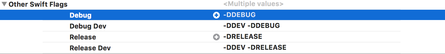 Build Setting Other Swift Flags